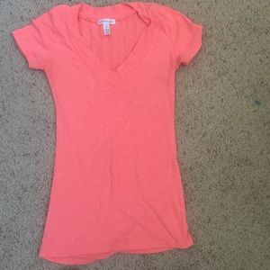 Hot Pink V-Cut shirt