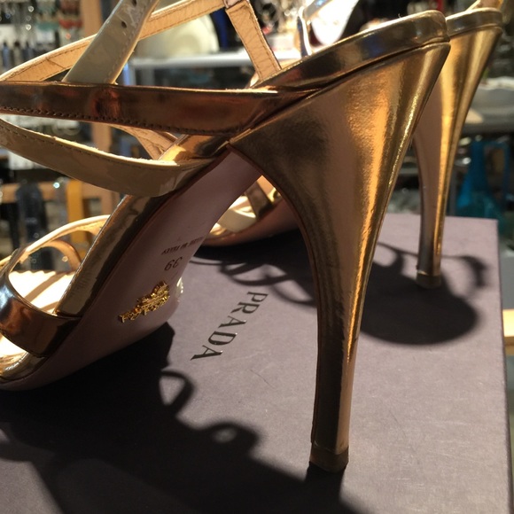 Prada gold and silver shoes - Picture 2 of 4