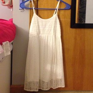 Abercrombie white lace dress
