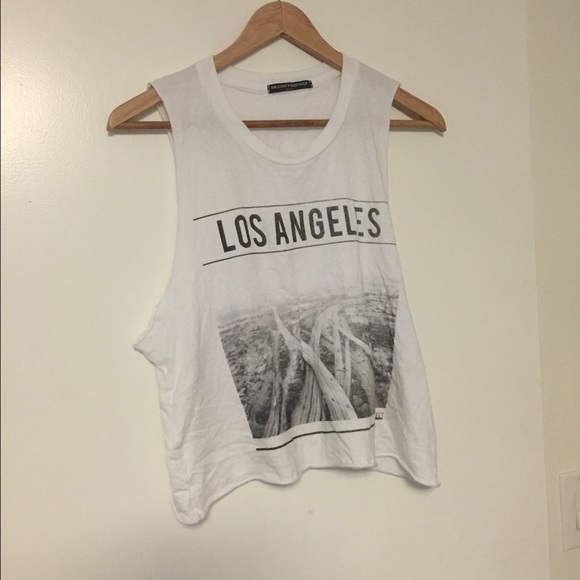Brandy Melville RARE Los Angeles muscle tank top