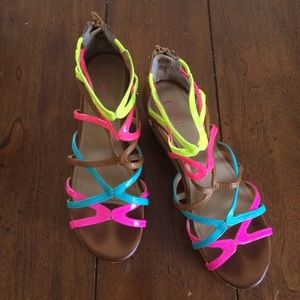 Candie's Colorful Sandals.