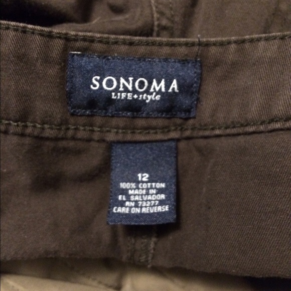 Brown casual shorts