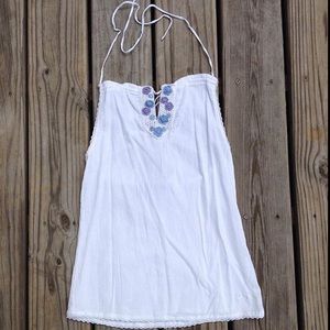 🚫SOLD🚫 DKNY Jeans white boho top