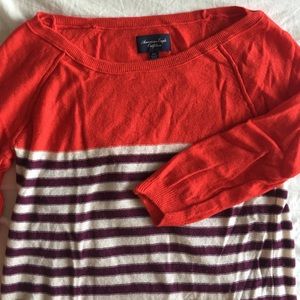American Eagle color block sweater