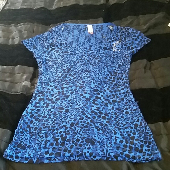 Blue/black sheer too