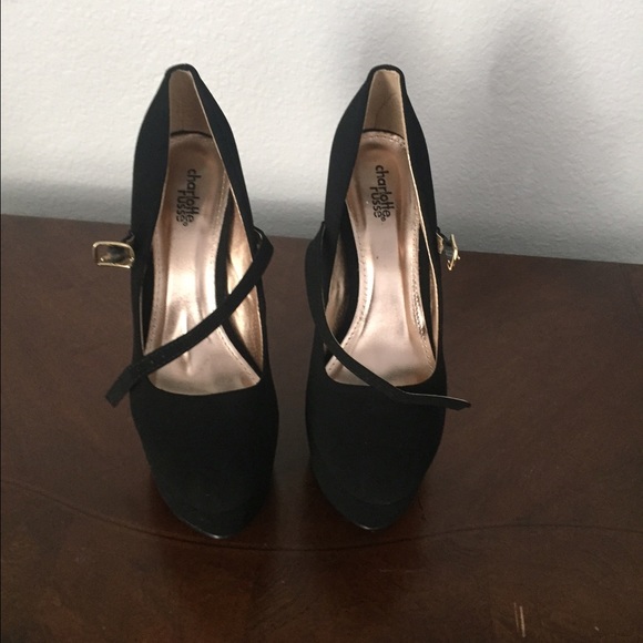 black heels