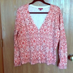 Peach cardigan