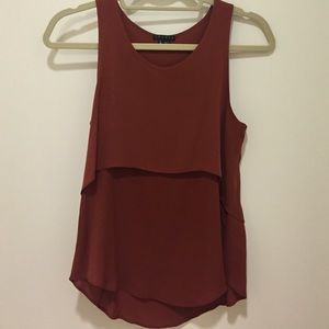 Theory brown top