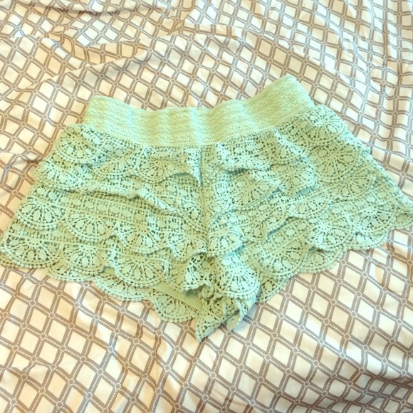 Mint Green Shorts