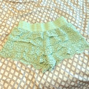 Mint Green Shorts