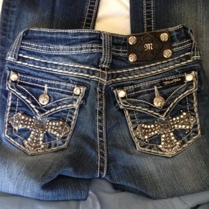 Miss Me girls size 10 boot cut jeans