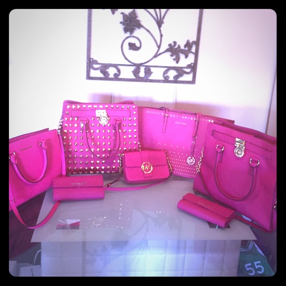 My Pink Michael Kors collection 😍😍😍