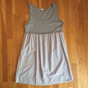 J. Crew tank dress gray