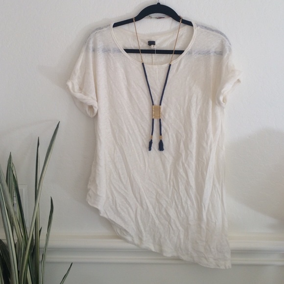 FREE PEOPLE // Linen + cotton t.
