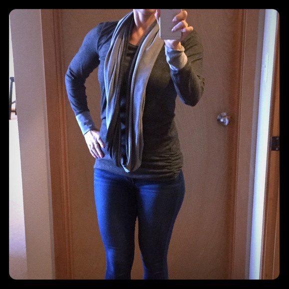 Lucy brand top with scarf attached