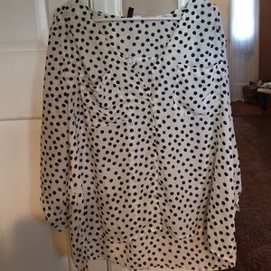 Polka dot blouse