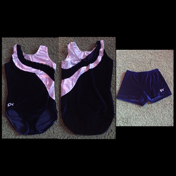 GK Gymnastics Leotard and matching GK Shorts