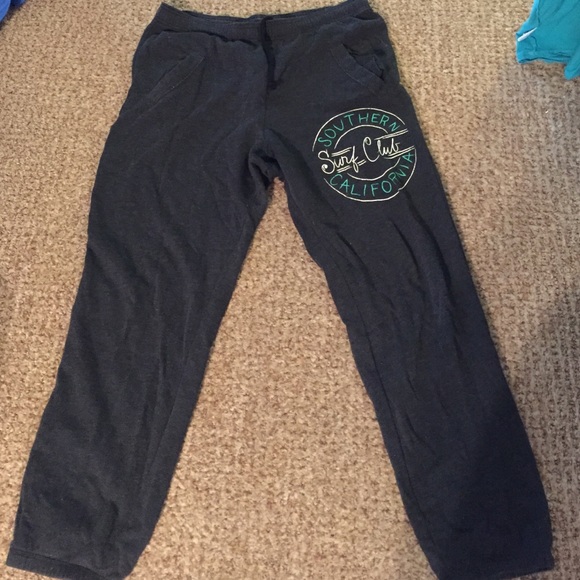 Grey sweatpants