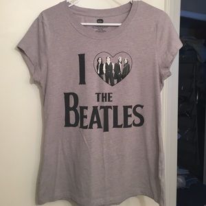 Gray Beatles t shirt
