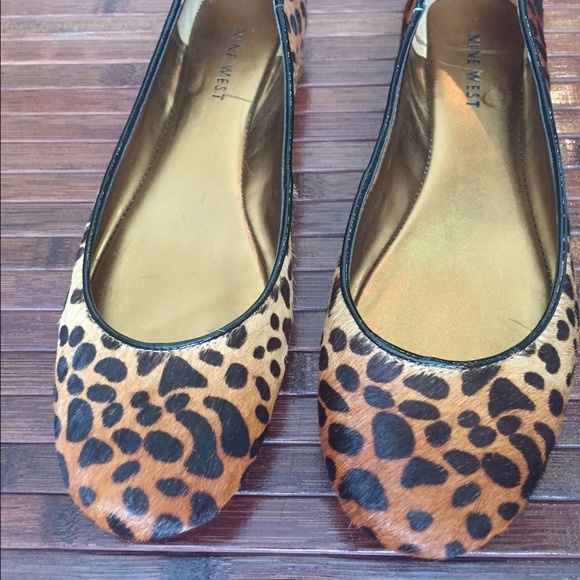 Leopard print Nine West flat