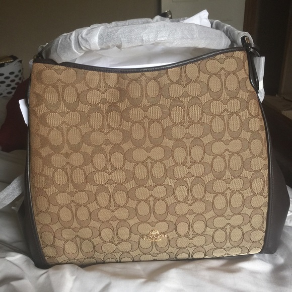 Large Brown Coach Tote