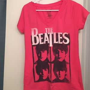 Pink Beatles T shirt