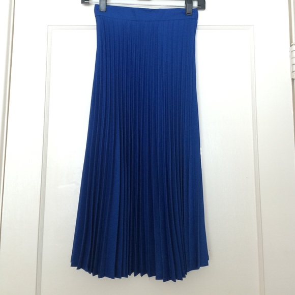 ASOS Pleated Midi Skirt NWT