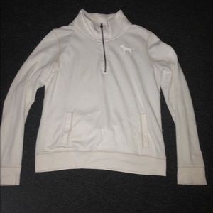 white half zip
