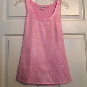 Express pink tank