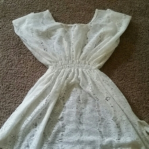 Crochet beach cover up
