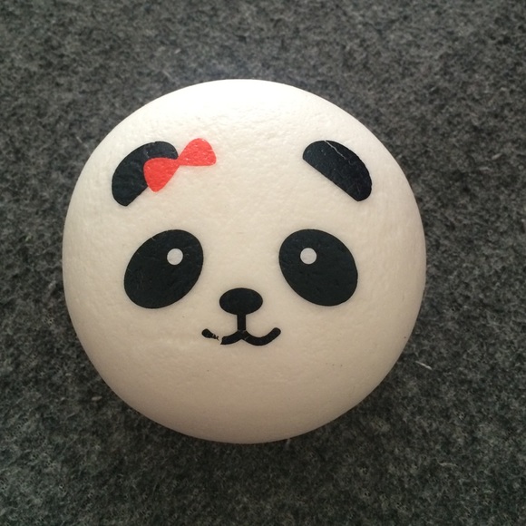 jumbo panda bun with bow