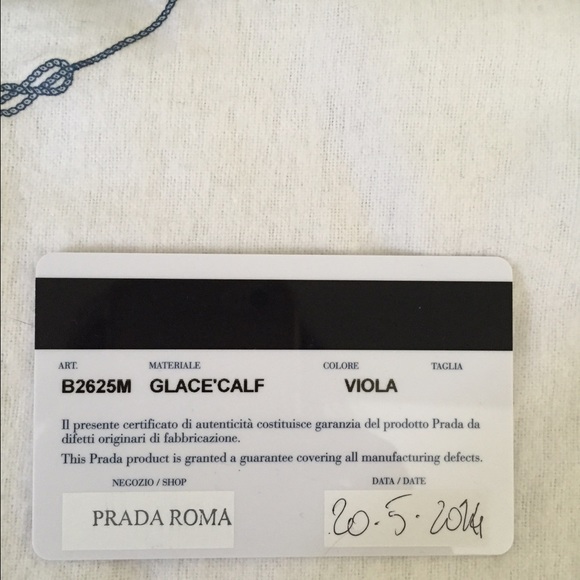 Authentic Glacé -Calf Skin Prada Bag from Roma - Picture 4 of 4