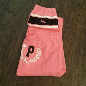 Victoria Secrets Pink jogging pants
