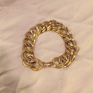 Gold tone Monet 8" bracelet