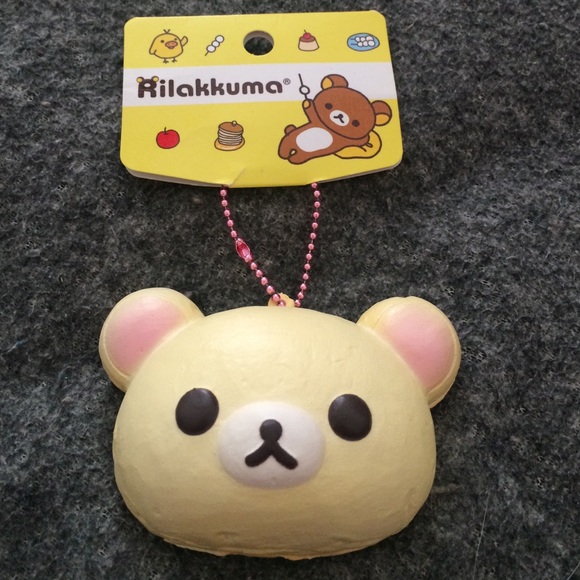 krilakkuma bread bun head squishy