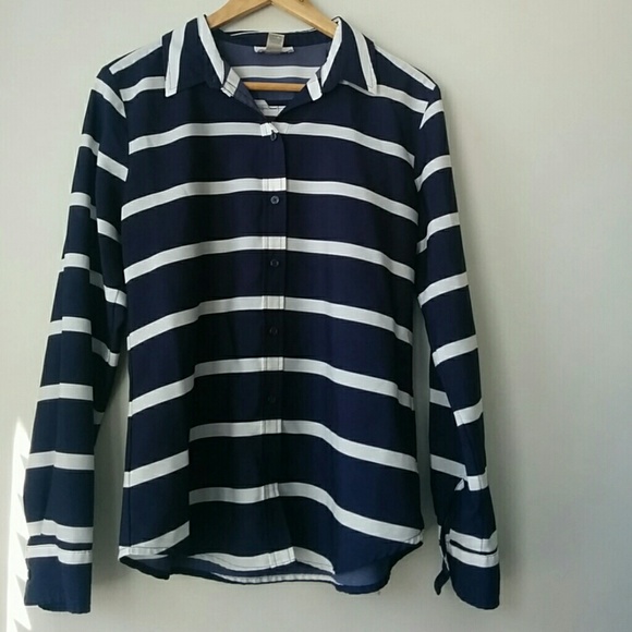 LOFT Tops - LOFT striped shirt