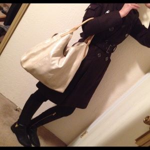 Sondra Roberts gold handbag