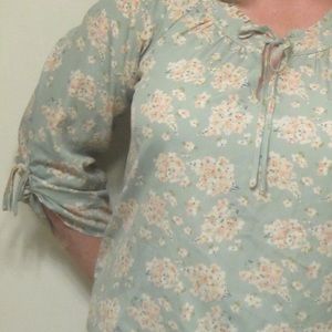 Floral print Lauren Conrad blouse