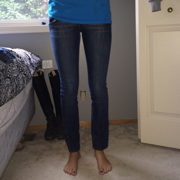 Paige Petite skinny jeans blue heights