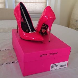 Betsey Johnson Neon Pink shoes