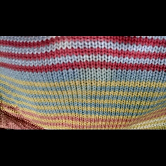 Crazy Horse Stripe Sweater sz Large - Picture 3 of 3