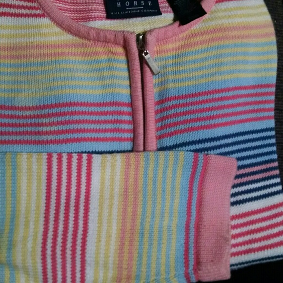 Crazy Horse Stripe Sweater sz Large - Picture 2 of 3