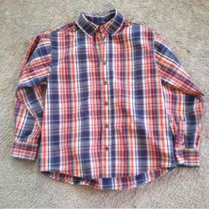 Boys Plaid Button Up