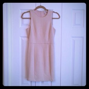 Lightest Pink Textured Minidress