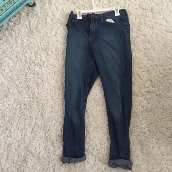 High rise jeans