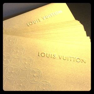 Louis Vuitton Gift/Money Envelopes - Set Of 20