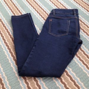 Cute Dark Denim Red Camel skinny jeans