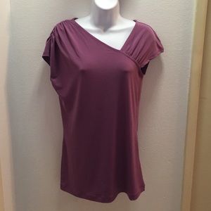 Amethysts Jersey Asymmetrical Top