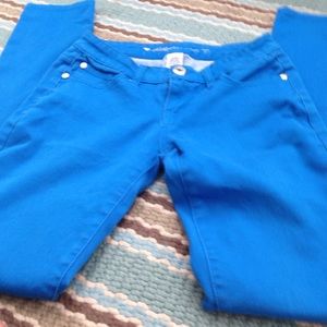 Electric Blue Skinny Jeans by Celebrity Pink