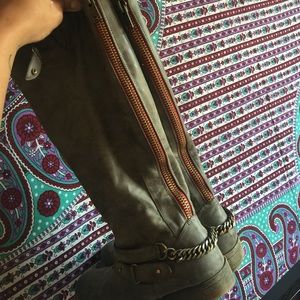 Gray Boots